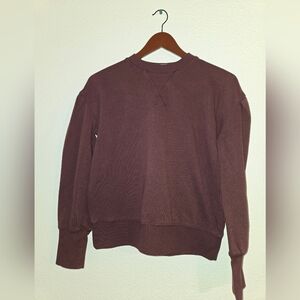 Universal Thread Women's Puff Crewneck Sweatshirt - XS - Mountain Red